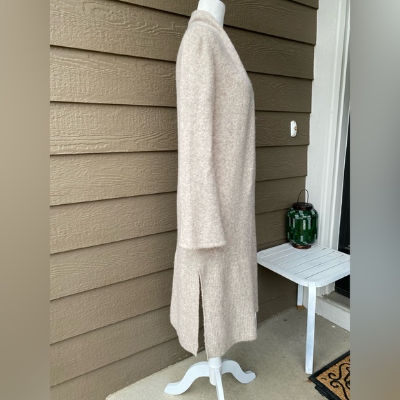 Anthropologie Sleeping on Snow wool Blend sweater long cardigan, size M - Picture 3 of 14